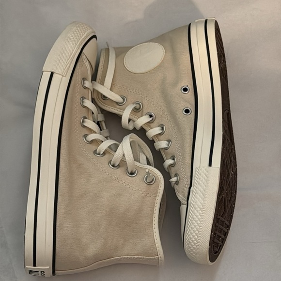 Converse Chuck 70 High Top lace up sneakers beige Wm sz 8.5 men’s‎ 6.5 neutrals - Picture 5 of 13